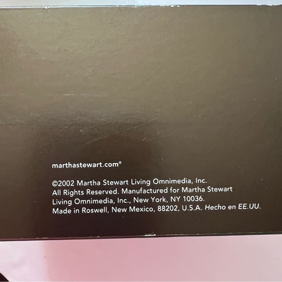 Set of 4 Christmas Ornaments with Poinsettias by Marta Stewart - Picture 5 of 14